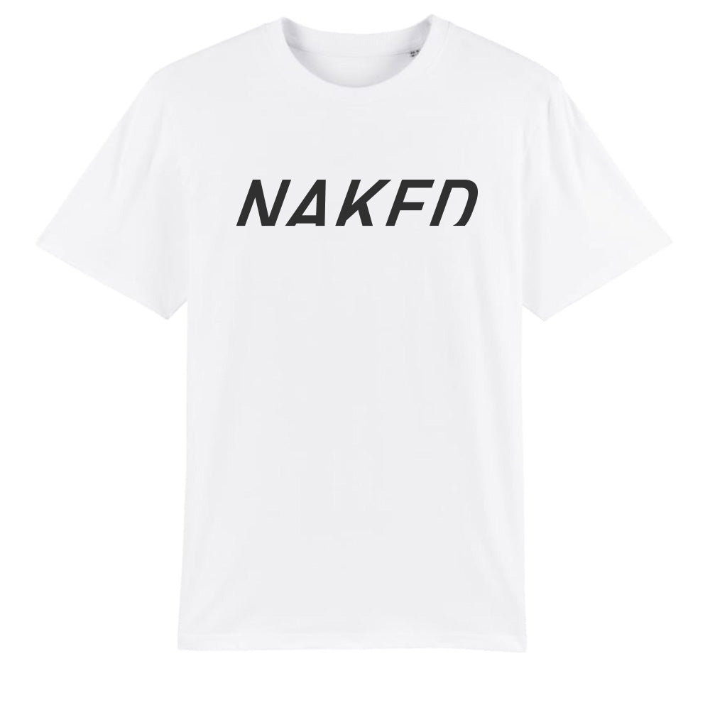 Naked Big Logo T White