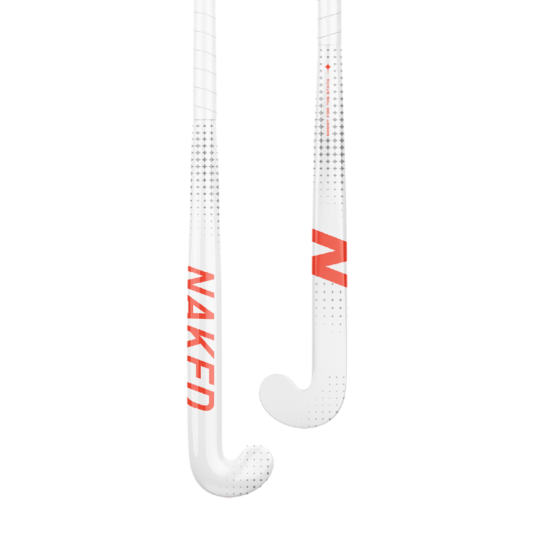 Naked Mini 18 inch Wooden Hockey Stick for Kids and Toddlers