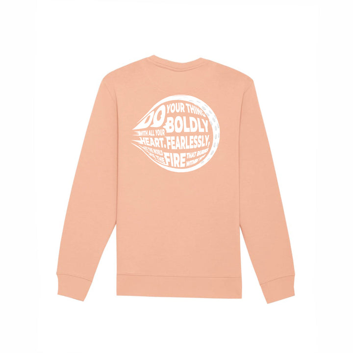 Do Your Thing Ball Crewneck Fresh Peach