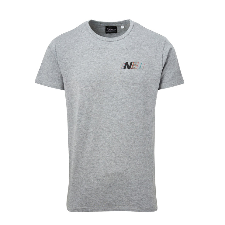 Naked Unisex Stretch Grey T-shirt